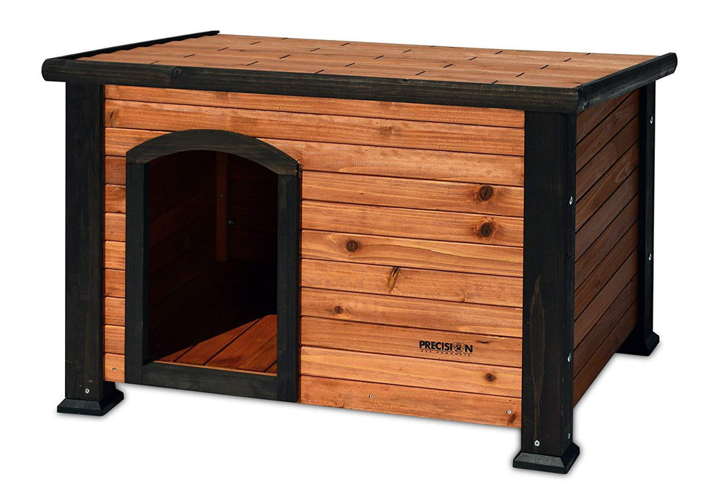 Precision Pet by Petmate Extreme Weather-Resistant Log Cabin Dog House with Adjustable Feet, 4