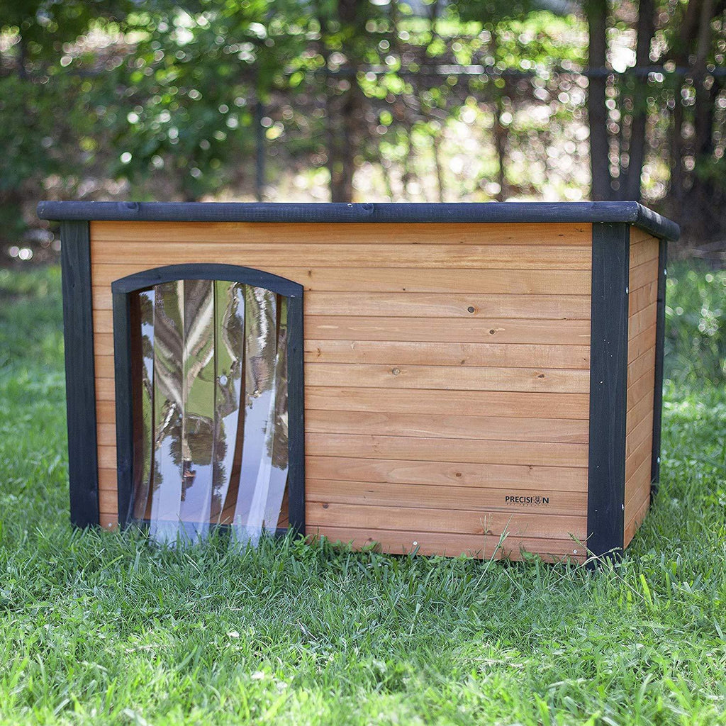Precision Pet by Petmate Extreme Weather-Resistant Log Cabin Dog House with Adjustable Feet, 4
