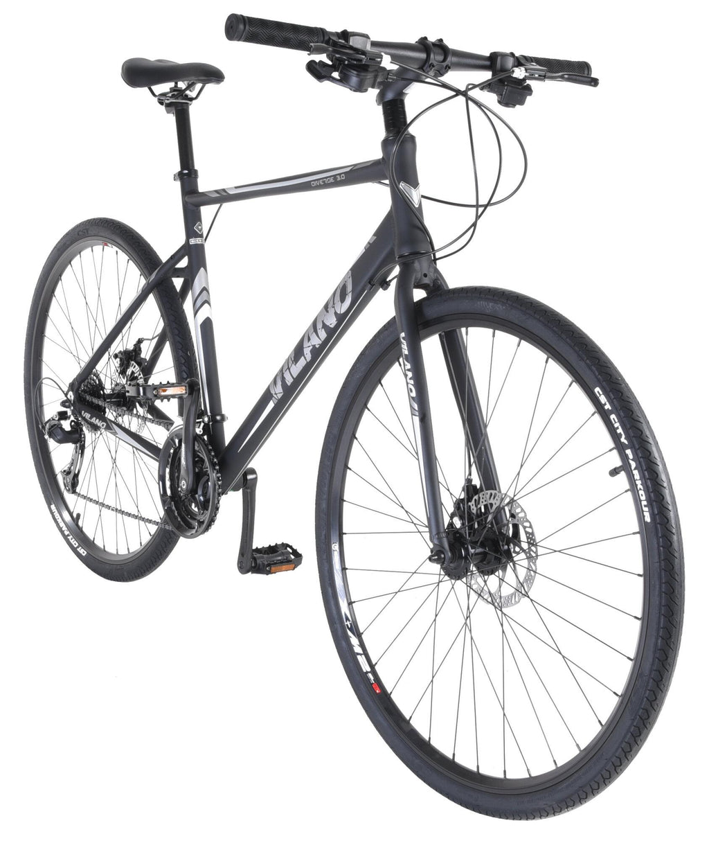Vilano Diverse 3.0 Performance Hybrid Road Bicycle, 24 Speed Disc Brakes