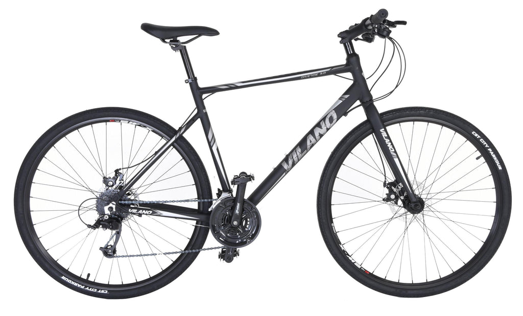 Vilano Diverse 3.0 Performance Hybrid Road Bicycle, 24 Speed Disc Brakes
