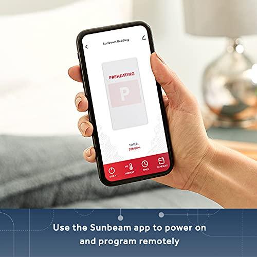 Sunbeam LoftWi-Fi Connected Heated Blanket, Twin Size, Used