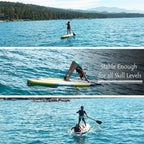 Classic 11 ft. 6 in. Glowworm Premium Inflatable Stand Up Paddle Board with Full SUP Accessories