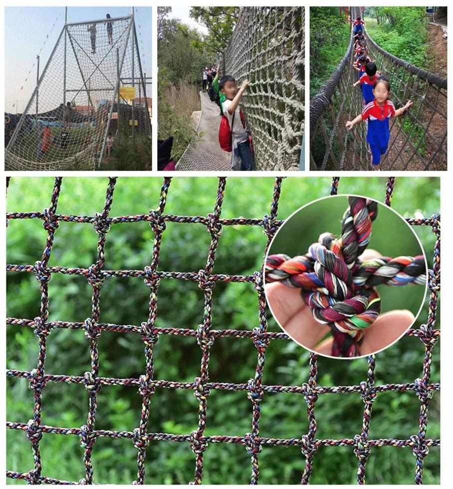 Safety Net Children Indoor and Outdoor Climbing Protection Net Football Field Fence Net Garden Protection Net Child/Pet/Toy Safety Fence Net Multiple Sizes