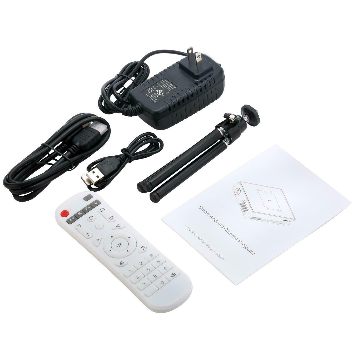 wifi android dlp projectors home tv video theater 16gb 1080p hd hdmi bluetooth