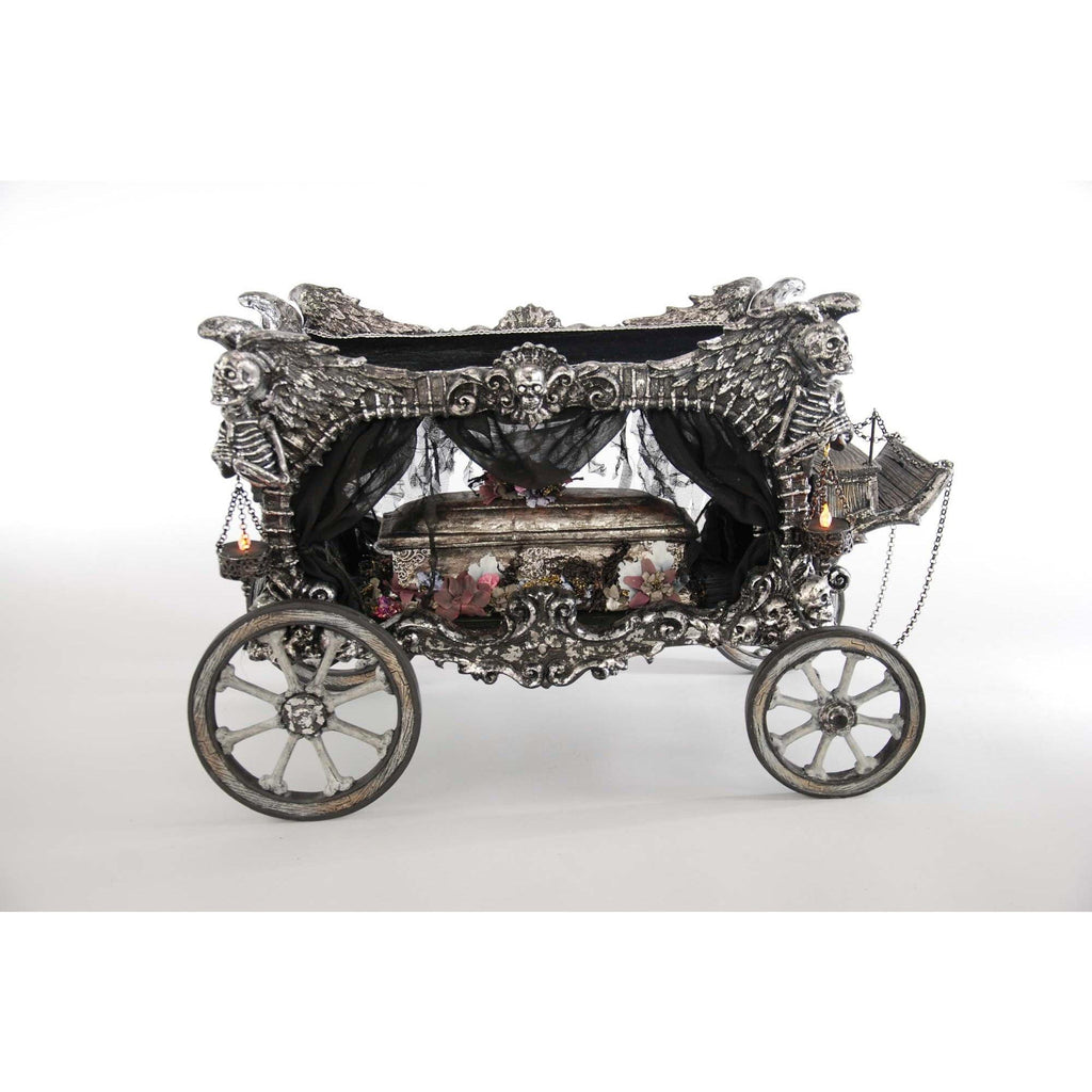Katherine's Collection 2023 Carriage Hearse Tabletop Decor