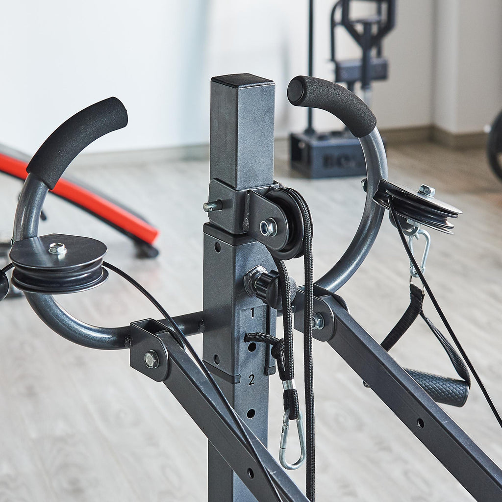 Everyday Essentials RS 70 Home Workout Total Body Strength Training Fitness Equipment with Resistance Bands and Floor Mats