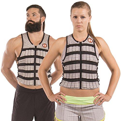 Hyperwear Hyper Vest PRO Unisex 10-Pound Adjustable Weighted Vest for Fitness Workouts