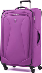 Atlantic Ultra Lite Softsides 29" Expandable Spinner, Bright Violet, Checked Large