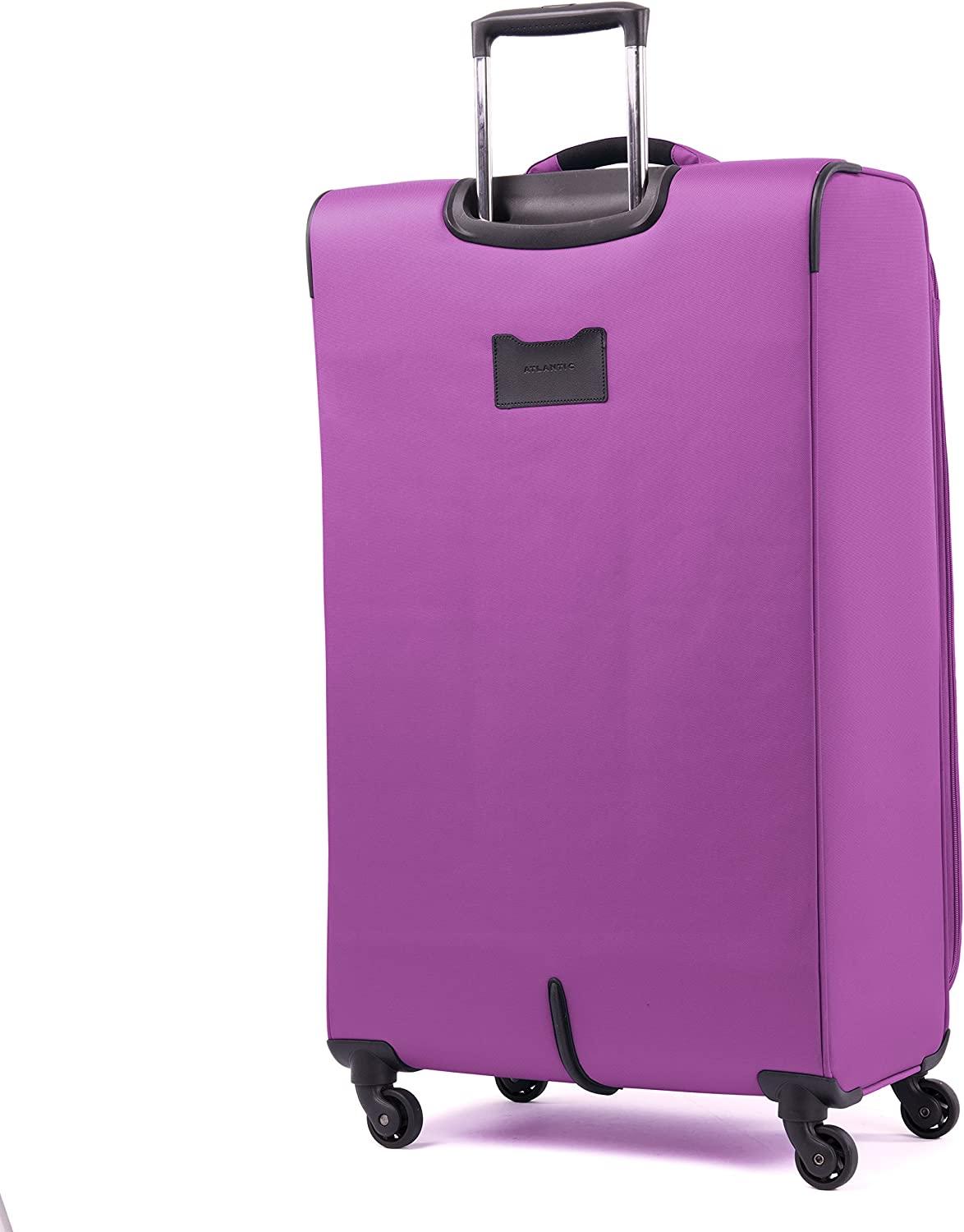 Atlantic Ultra Lite Softsides 29" Expandable Spinner, Bright Violet, Checked Large