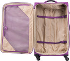 Atlantic Ultra Lite Softsides 29" Expandable Spinner, Bright Violet, Checked Large