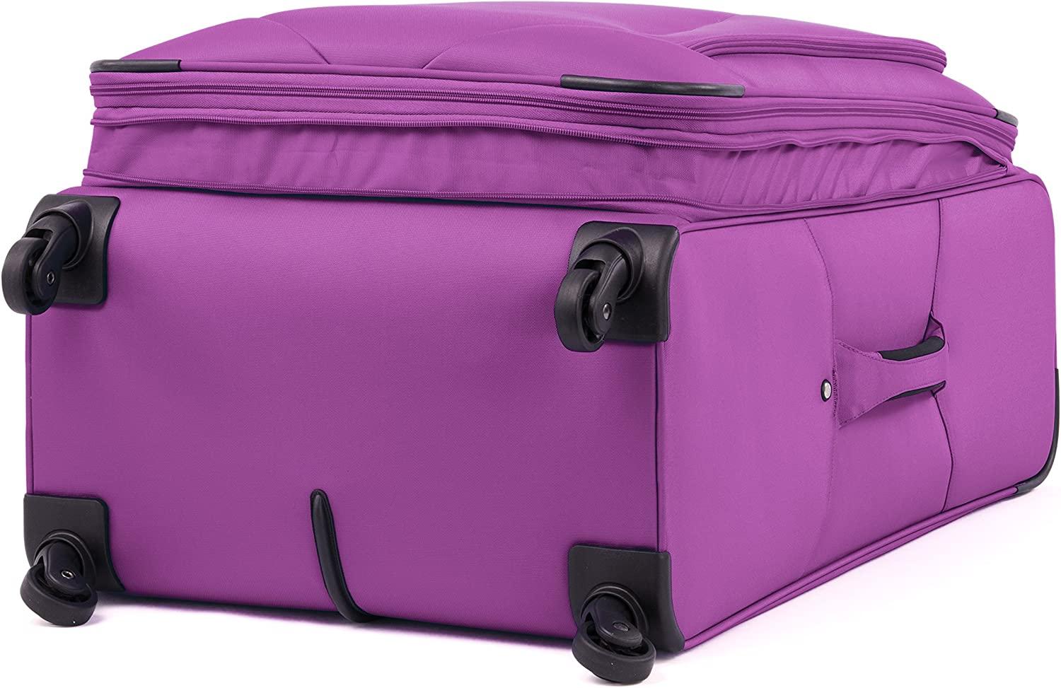 Atlantic Ultra Lite Softsides 29" Expandable Spinner, Bright Violet, Checked Large