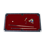 6 ft. Spartan Pool Table with Table Tennis Conversion Top in Black Finish