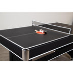 6 ft. Spartan Pool Table with Table Tennis Conversion Top in Black Finish