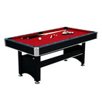 6 ft. Spartan Pool Table with Table Tennis Conversion Top in Black Finish