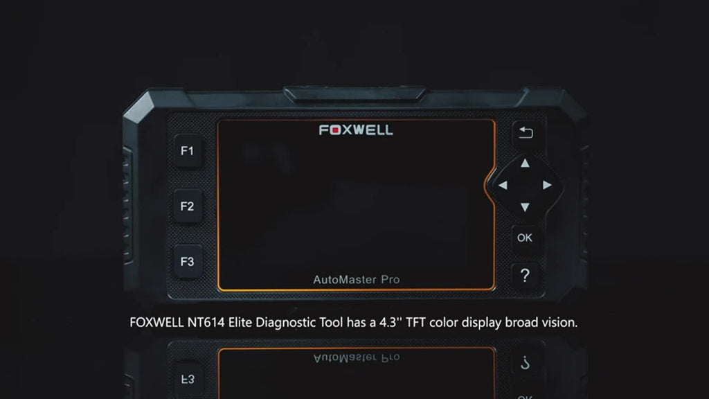 FOXWELL NT614 Elite OBD2 Scanner Diagnostic Tool, ABS SRS Airbag Engine Transmission Automotive Scan Tool Code Reader