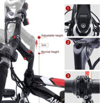 ANCHEER 26 inch Electric Bike for Adults, Commuting Ebike with 12.5ah/12.2ah Battery, 500W Motor Electric Mountain Bike, and Professional 21 Speed Gears