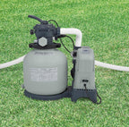 intex 1600 gph saltwater system &amp; sand filter pump set for above ground pools