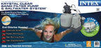 intex 1600 gph saltwater system &amp; sand filter pump set for above ground pools
