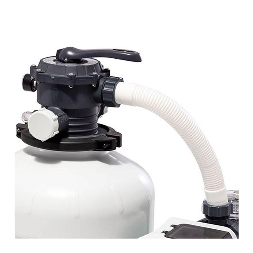 intex 3000 gph above ground pool sand filter pump and automatic pool vacuum