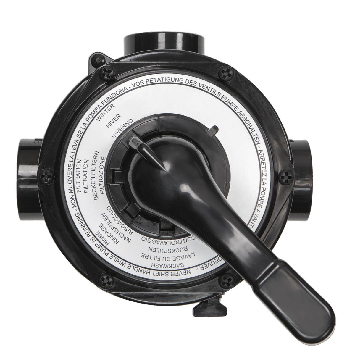 13" inch sand filter 4 way valve with 3/4hp pool pump above ground pool with stand set