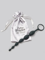 Fifty Shades of Grey Pleasure Intensified Silicone Anal Beads, Grey