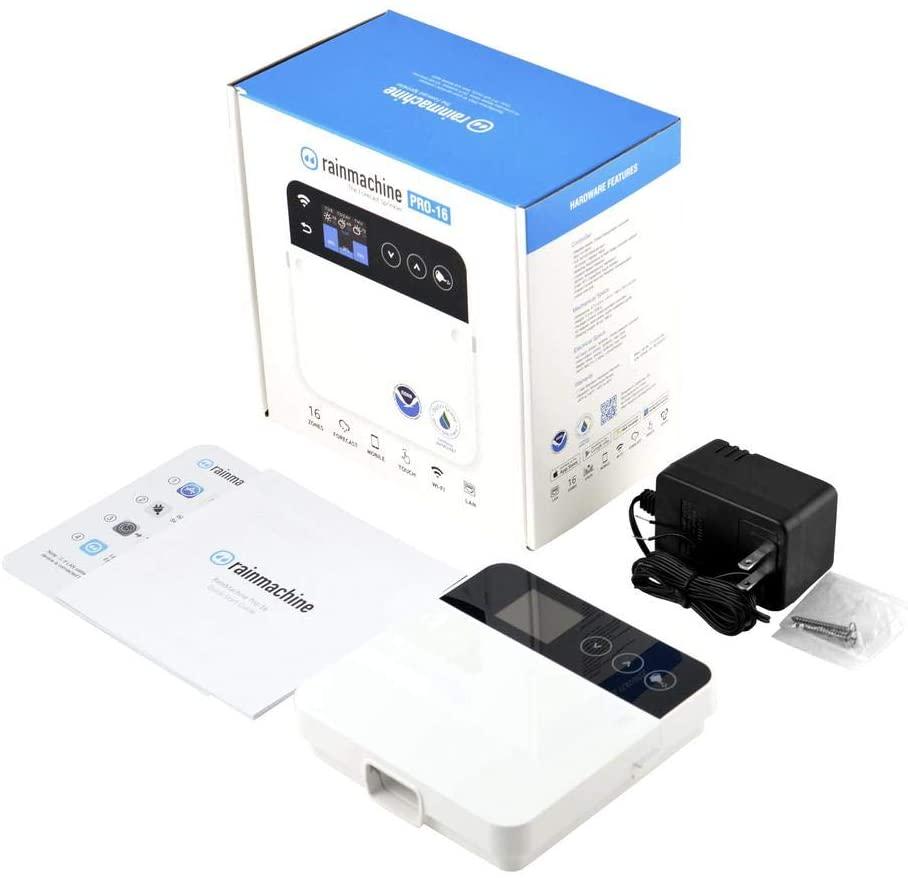 RainMachine Pro-16, Cloud Independent, Touch, 16 Zones Wi-Fi/Ethernet Irrigation Controller, Compatible with Alexa