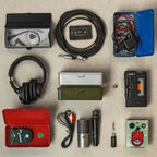 T-190 MG (MILITARY GREEN) H7.99×W4.29×D2.20inch Steel Trunk For Pegs, Metal fittings, Pen, Accessory, And Utility Knife Made In Japan