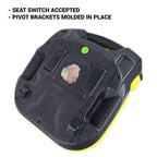 e-auc13500 deluxe yellow seat for john deere x300, x300r, x304, x305r, x310, x324, x330, x530, x500, x520, x570, x580+