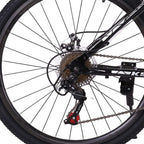 26 Inch Mountain Bike, 21 Speed Stone Bicycle, Adult Road Offroad City Bike, Aluminum Frame, Front and Rear Linear Brakes for Men Women