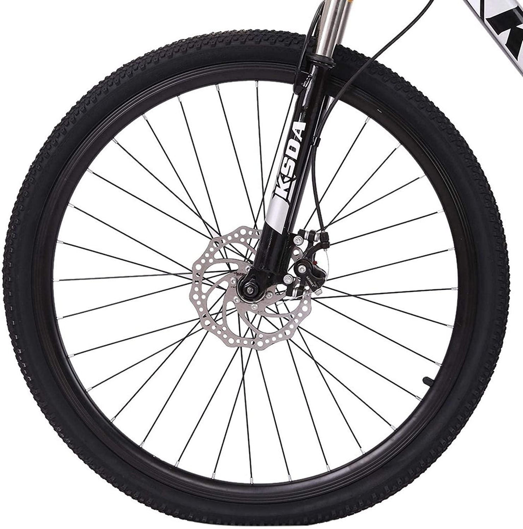 26 Inch Mountain Bike, 21 Speed Stone Bicycle, Adult Road Offroad City Bike, Aluminum Frame, Front and Rear Linear Brakes for Men Women