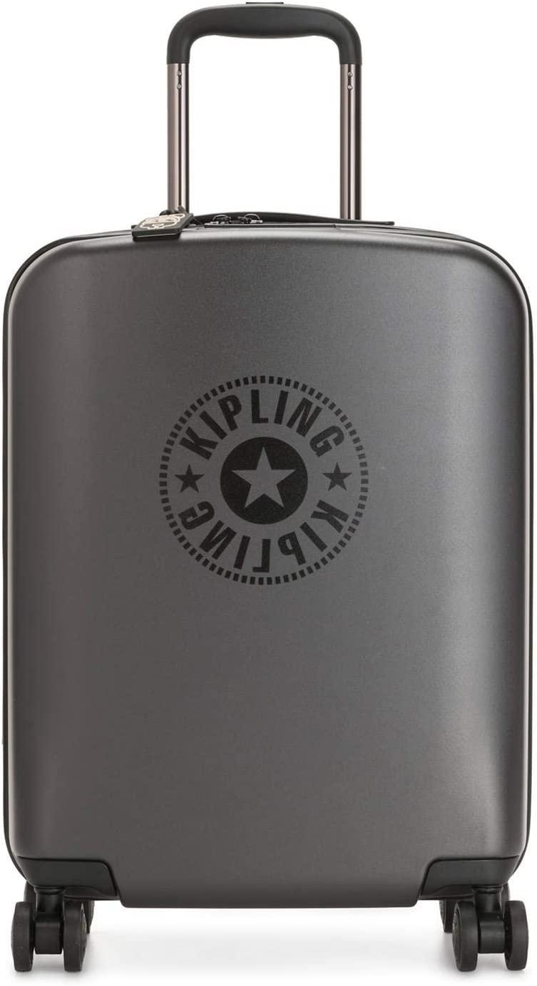 Curiosity Small 4 Wheeled Rolling Luggage Raw Black