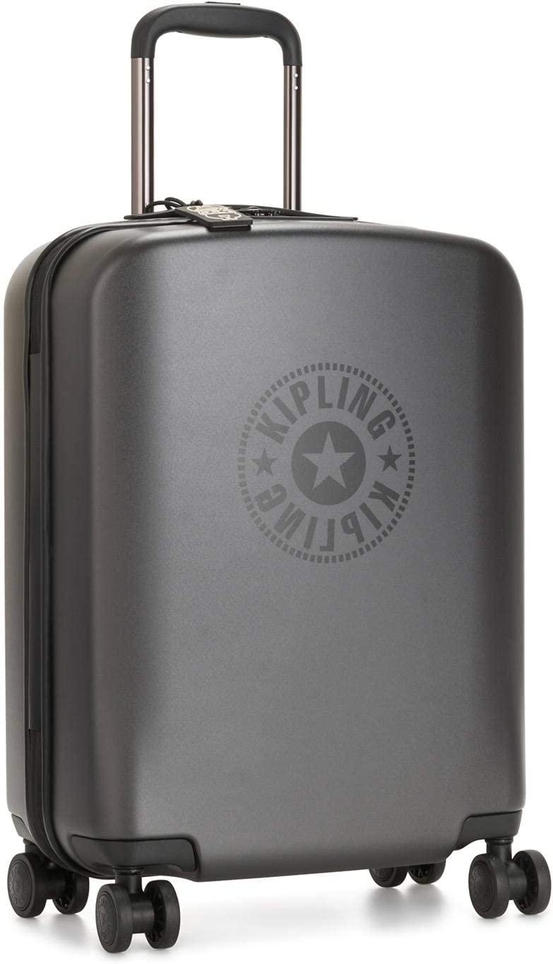 Curiosity Small 4 Wheeled Rolling Luggage Raw Black