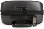 Curiosity Small 4 Wheeled Rolling Luggage Raw Black
