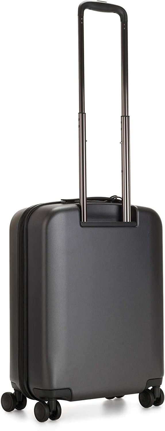 Curiosity Small 4 Wheeled Rolling Luggage Raw Black