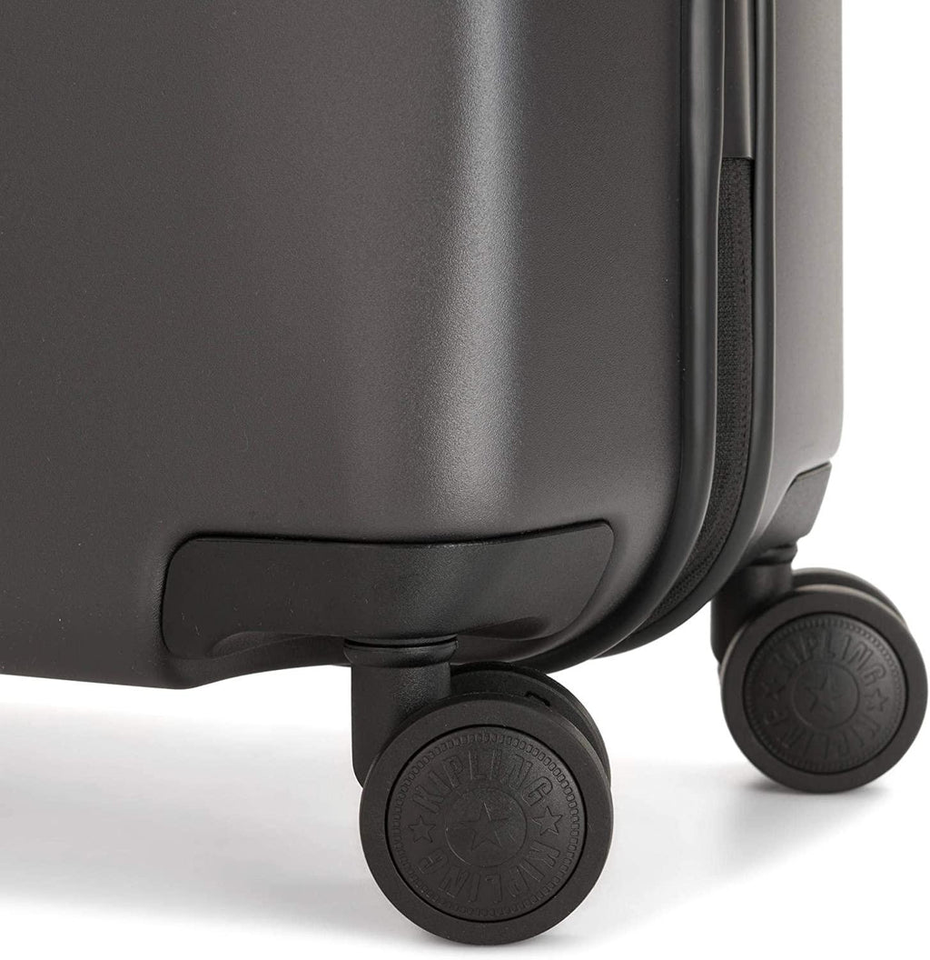 Curiosity Small 4 Wheeled Rolling Luggage Raw Black