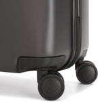 Curiosity Small 4 Wheeled Rolling Luggage Raw Black
