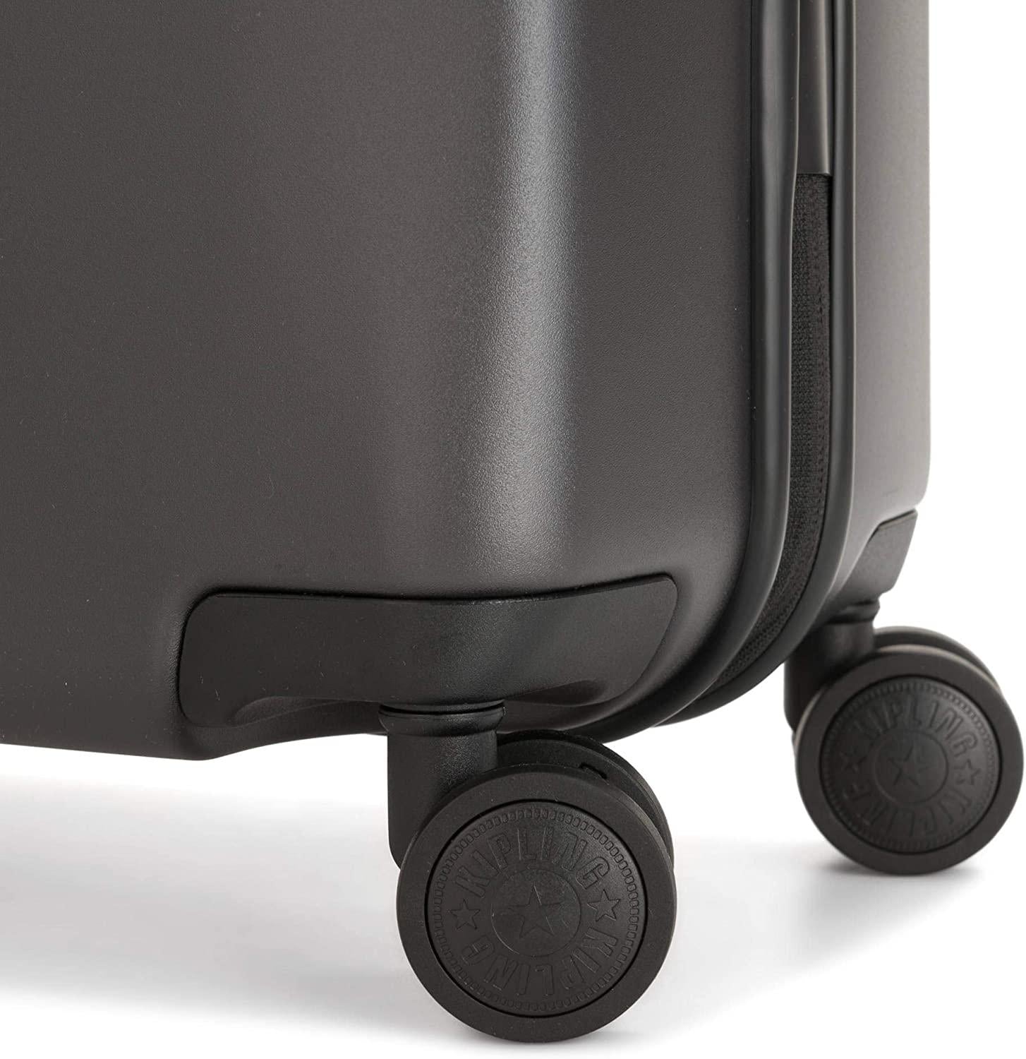 Curiosity Small 4 Wheeled Rolling Luggage Raw Black