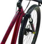 Diamondback Bicycles Overdrive Hardtail Mountain Bike with 27.5" Wheels, 18"/Medium, Red
