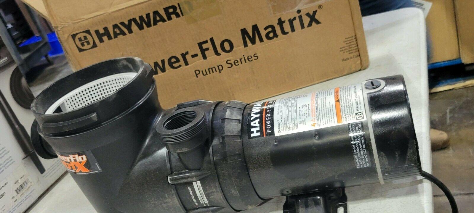 genuine hayward above ground power flo matrix 1 hp w3sp1592 swimming pool pump