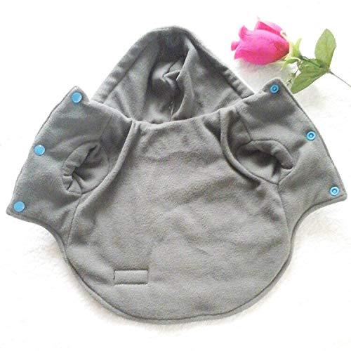 RedSonics - 5 Colors Winter Pet Dog Jacket Coat Thickening Warm Puppy Dog Clothes with Hood Size 8-18