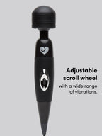 Lovehoney Extra Powerful Multispeed Plug In Massage Wand Vibrator, Black | Black