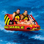 Big Mable Inflatable Double Rider Towable Tube and Ball Towing System