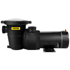 vevor swimming pool pump 2 hp 90 gpm above ground pool pump w/ strainer