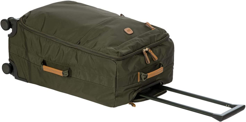 X-Bag Large Spinner with Frame - 25 Inch - Suitcases with Wheels - Checked Luggage - Olive