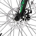 Hiland 27.5 inch Mountain Bike Aluminum 24 Speed MTB Bicycle for Women 16.5 inch with Suspension Fork Urban Commuter City Bicycle,Black