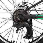 Hiland 27.5 inch Mountain Bike Aluminum 24 Speed MTB Bicycle for Women 16.5 inch with Suspension Fork Urban Commuter City Bicycle,Black
