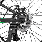 Hiland 27.5 inch Mountain Bike Aluminum 24 Speed MTB Bicycle for Women 16.5 inch with Suspension Fork Urban Commuter City Bicycle,Black