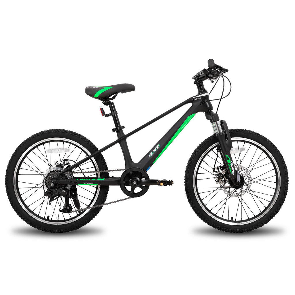Hiland 27.5 inch Mountain Bike Aluminum 24 Speed MTB Bicycle for Women 16.5 inch with Suspension Fork Urban Commuter City Bicycle,Black