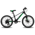 Hiland 27.5 inch Mountain Bike Aluminum 24 Speed MTB Bicycle for Women 16.5 inch with Suspension Fork Urban Commuter City Bicycle,Black