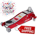 3-Ton Professional Grade Aluminum And Steel Service Jack=.